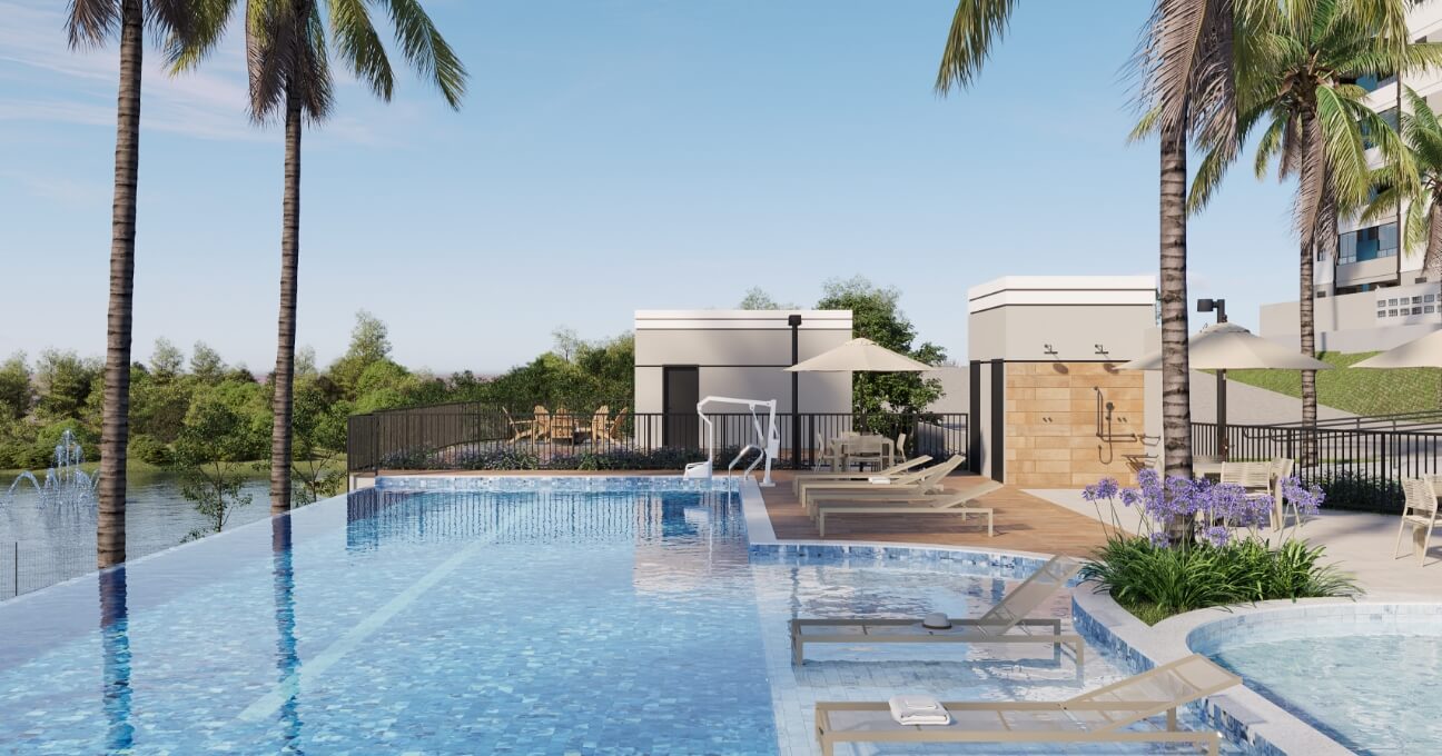 Piscina com Borda Infinita