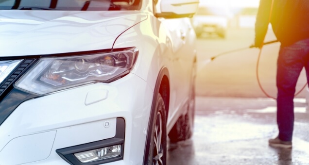 White Car